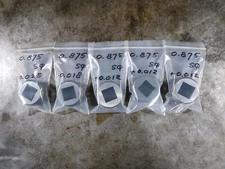 🇺🇸💥Strippit, Amada & Wilson Tools SQ Dies 0.750-0.900 Turret press, 1.25"OD💥