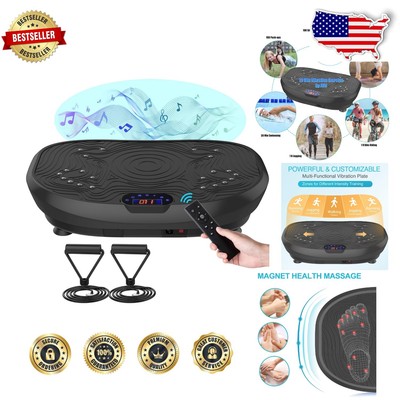 Vibration Fitness Platform with 120 Resistance Levels   Sculpt Your Body Today!