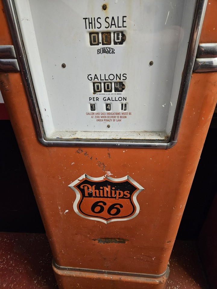 Bowser Inc. 575 Gas Pump Phillips 66 Gas, Oil, Garage, Service Station. eBay