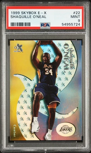 Shaquille O'neal 1999 SKYBOX E-X #22 PSA 9 Mint