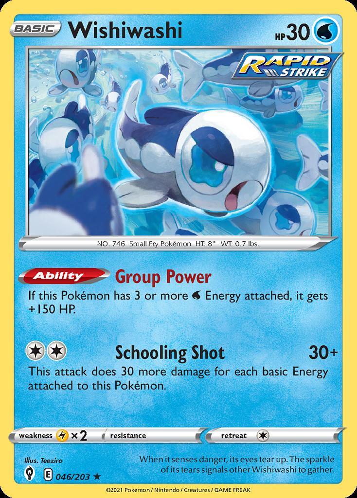 Pokemon Wishiwashi (46/236) Evolving Skies LP