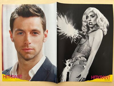 Lady Gaga & Zooey Deschanel & Josh Hutcherson A4 Poster