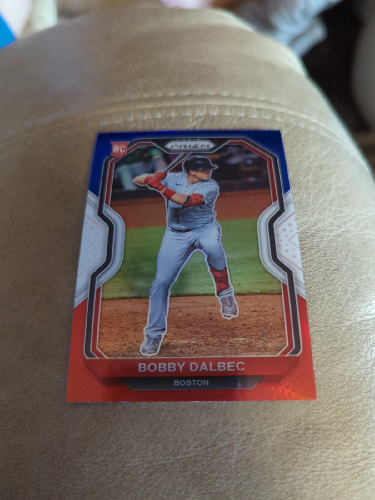 Bobby Dalbec 2021 Panini Prizm RED WHITE BLUE ROOKIE #64 Boston Red Sox RC SP