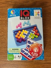 IQ BLOXS 1 Player Solitaire Puzzle Game 120 Challenges Missing Piece Replacement