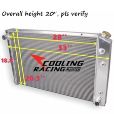 4 Row Radiator Fit 78-86 Chevy GMC C/K C10 C20 C30 K5 Blazer 5.0L 5.7L 6.6L 7.4L