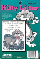 Janlynn KL-07 Kitty Litter 'A Piece of Your Mind" Cross Stitch Kit
