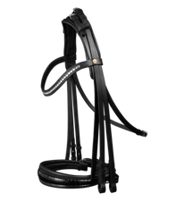 S-Line Magic Double Bridle From Wembley Premium Line; Mult Sizes; Blk; SALE