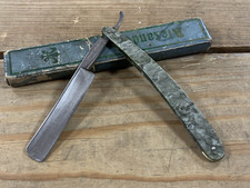 VINTAGE ONTARIO CUTLERY CO GENEVA N.Y. STRAIGHT RAZOR WITH BOX (SH)