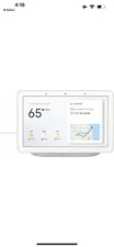 Google Nest Hub with Built-In Google Assistant, Chalk (GA00516-US)