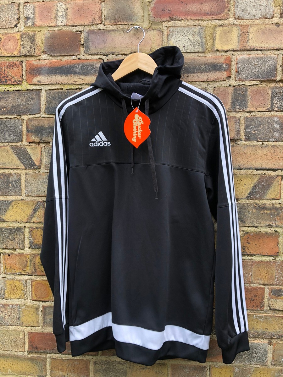 ADIDAS Mens Hoodie Medium Jumper Cotton Hooded Compressed Sweater