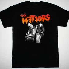 The Meteors band T-shirt black Short sleeve S to 5Xl 2F187