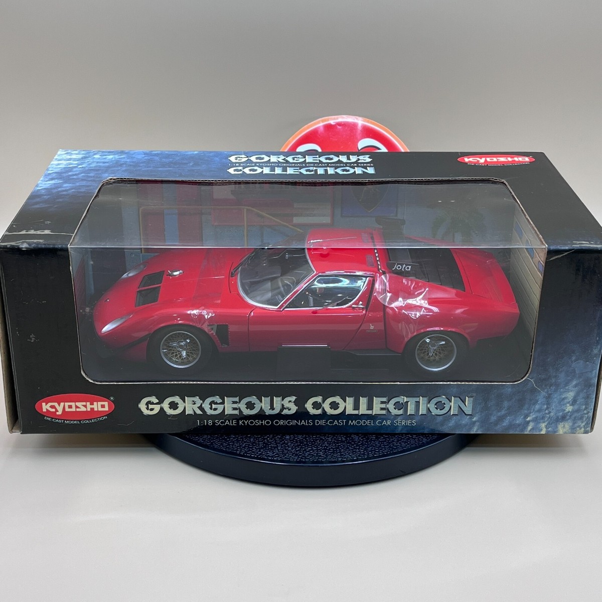 Kyosho 1/18 Lamborghini Jota SVR Red Gorgeous Collection Kyosho 1/18 Lamborghini Jota SVR Red Gorgeous Collection