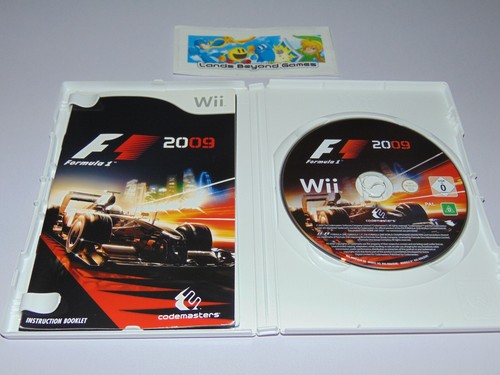 F1 Formula 1 One 2009 Game and Racing Wheel Collectors Set Nintendo Wii PAL CIB - Picture 3 of 4