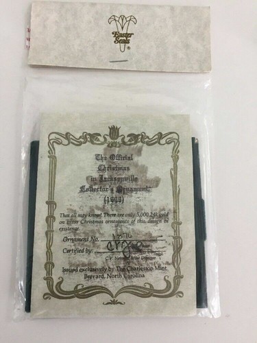 1999 Christmas Ornament 24K on Brass St. Augustine World Golf Village Golfer - Picture 12 of 12