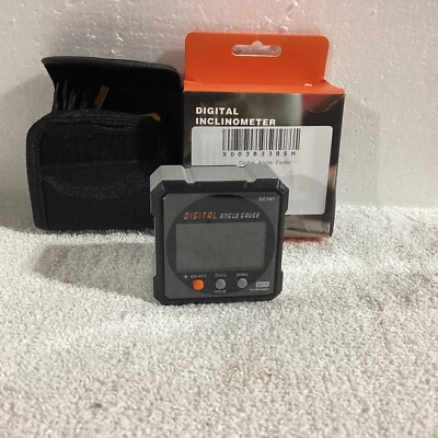Electronic Digital Protractor Inclinometer Angle Finder Gauge Measurement Box