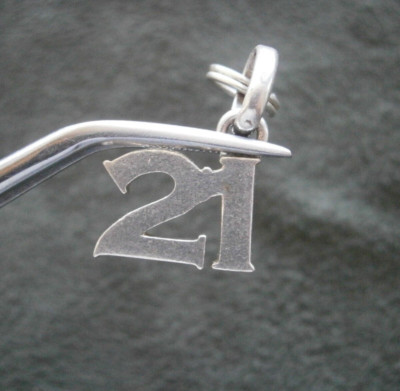 Links of London # 21 Chunky Sterling Silver Charm Pendant  2.3g