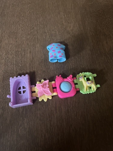 Polly Pocket Keepsake Collection Royal Bracelet Pieces Broken Incomplete 3 Links