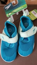 NEW Speedo Kids Swim Shoe Size Small 5/6 Aqua Blue Shore Explore NWT