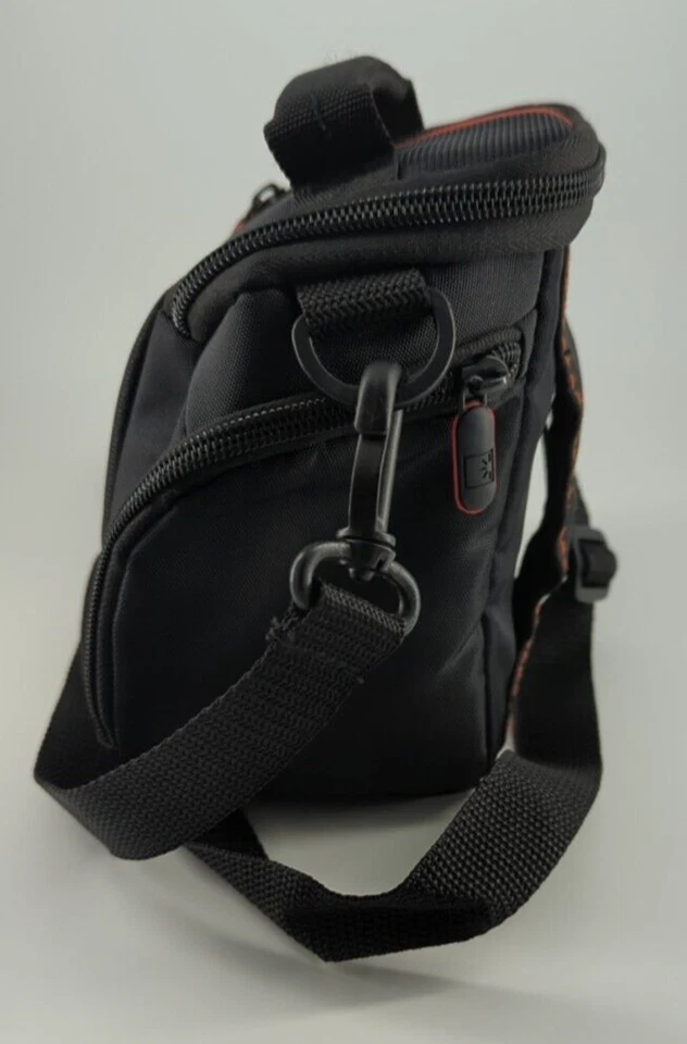 Case Logic FUNDA CÁMARA Acolchada 3 Compartimentos con Cremallera Cinturón Correa para el Hombro Negro Foto 4 de 4