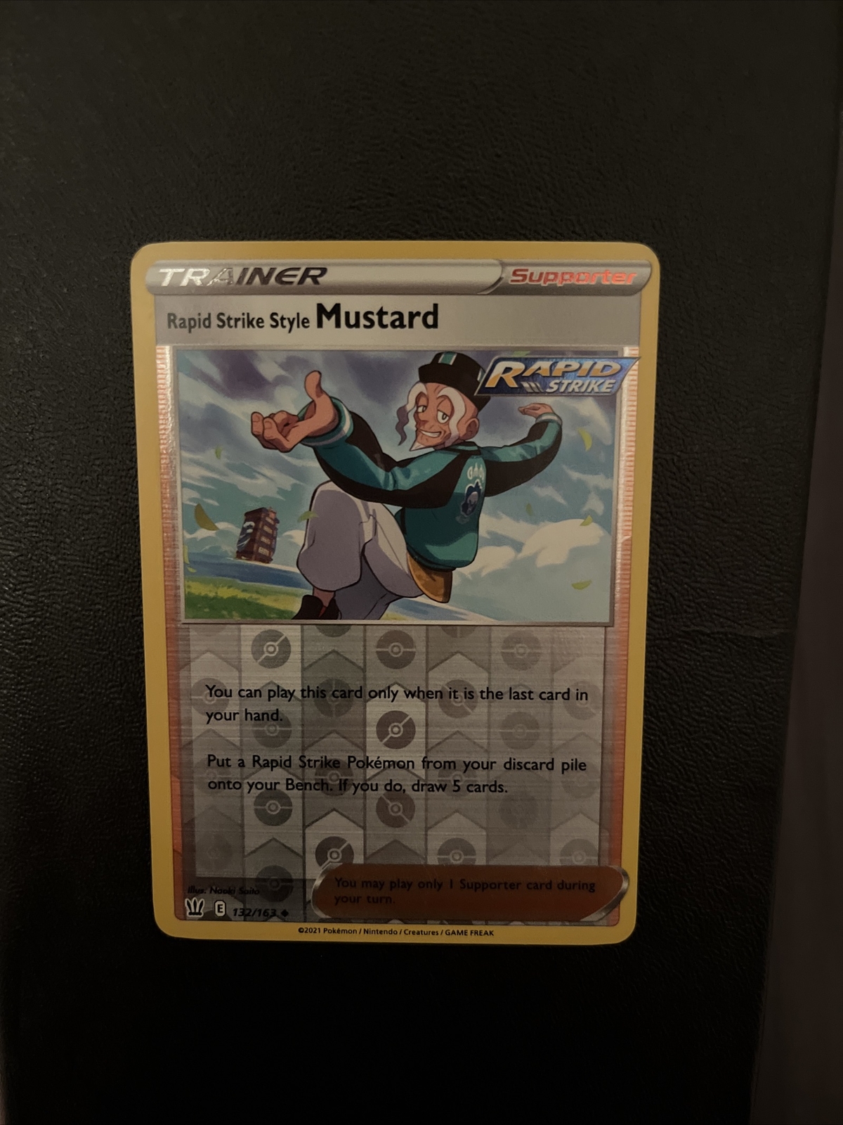 Pokémon TCG Rapid Strike Style Mustard Sword & Shield - Battle Styles 132/163...