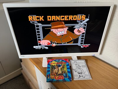 Boxed Kixx Rick Dangerous Amiga Game - Tested Working - ️Retro Gift Idea ️