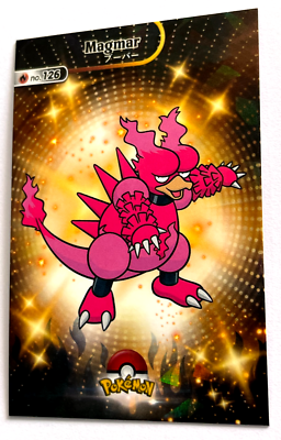 shiny magmar pokemon card Magmar: discover Pokmon 0126 and all its information this card is the perfect way to showcase your collection. Pokemon X Y Evolutions Single