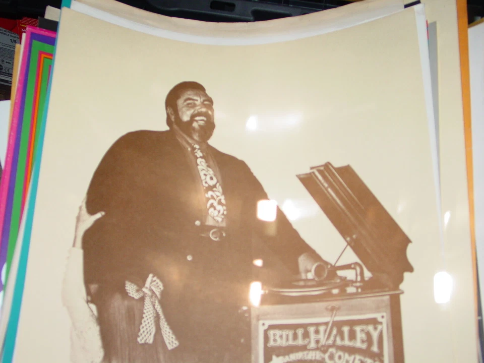 Póster de concierto de perro familiar salón de baile avalon de Bill Haley The Comets Drifters FD-133 Foto 2 de 3