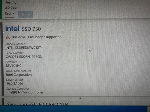Intel PCIE SSD 750 Series 1.2Tb SSDPEDMW012T4 PCIE NVMe - Bild 2 von 4