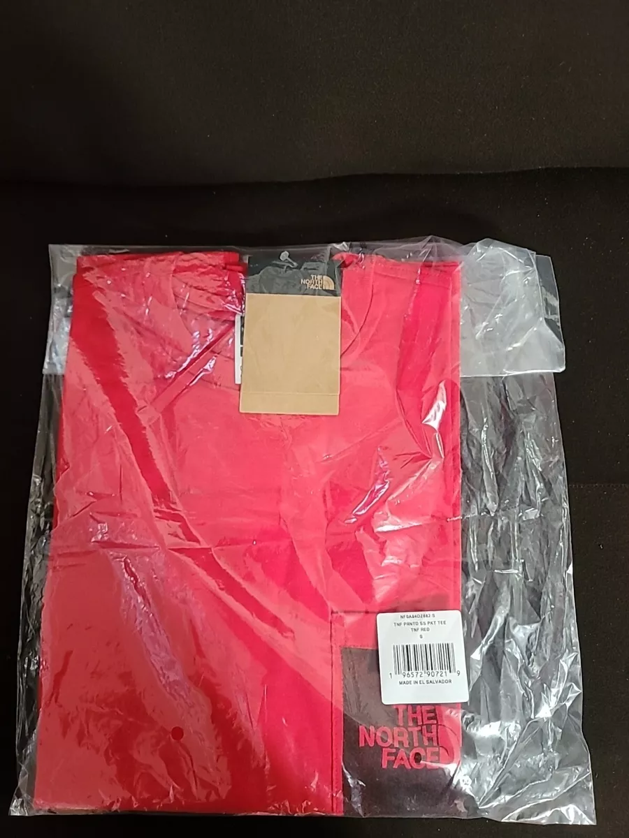 Supreme The North Face Printed Pocket Tee Red Small IN HAND