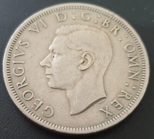 GB KGVI Half-Crown VG Grade 1947 Uncleaned Coin /S3612/