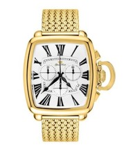 GLAM ROCK MEN'S VINTAGE GOLD PLATED SWISS QUARTZ GR28102F-N. RRP£995