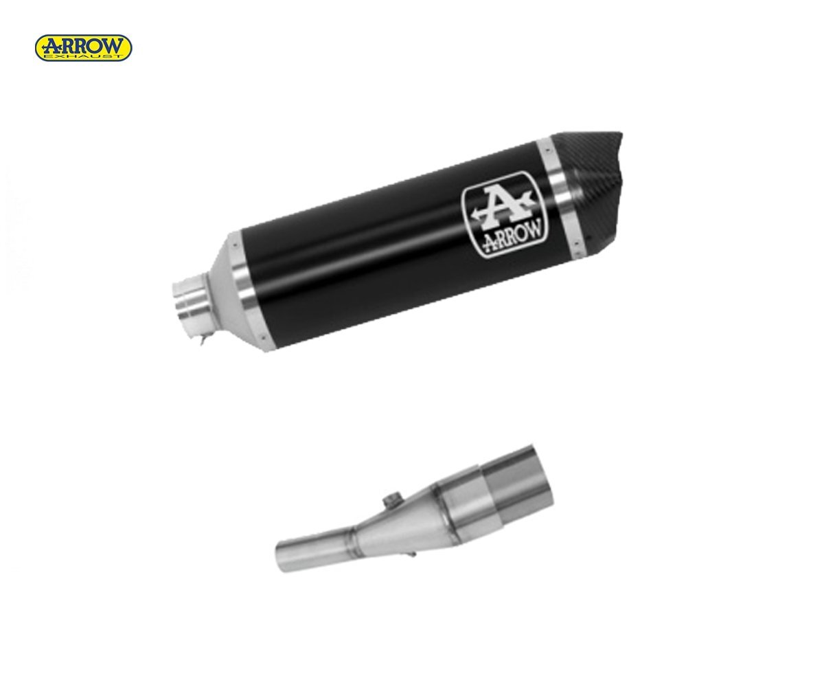 Full Exhaust Kat Arrow Urban Carbon Cap Black Honda Sh 350 2021