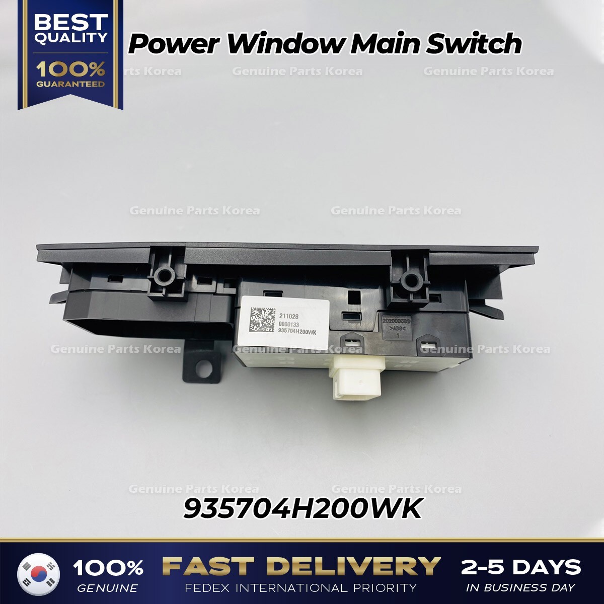 ⭐Genuine⭐ Power Window Main Switch 935704H200WK for Hyundai H1