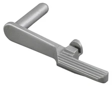 1911 Slide Stop - 9mm/10mm- Extended, Thin Paddle Stainless Matte