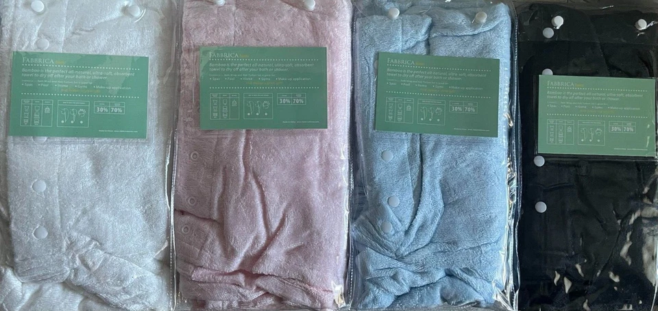 Conjunto de 2 peças de toalha de banho feminina macia e toalha de cabelo turbante secagem rápida chuveiro spa - Imagem 3 de 3