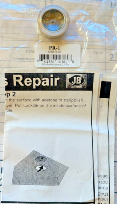 JB Industries, Vacuum Pump Sight Glass, Includes Instructions, Part# PR-1, NEW