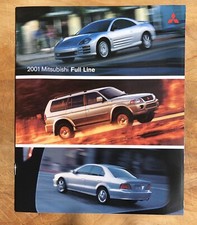 2001 Mitsubishi Diamante Galant Eclipse Mirage Montero Sport Full Line Brochure