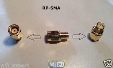RP-SMA Male To RP SMA Female small straight extension RF Connector Adapter USA