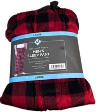 Men  s Size Large Soft Touch Fleece Sleep Pants Comfy Night Sleeping Attire