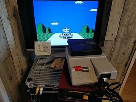 Moero Twinbee Stinger FAMICOM (NES) Disk System/Game Disk and Box set-d1019-