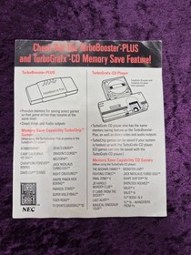 Bloody Wolf Turbo Grafx 16 Game, Case, Manual and Box NEC