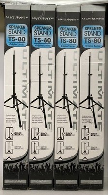 Lot of 4 Ultimate Support TS-80 Tripod Speaker Stands - New