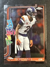 2025 NFL Topps Chrome Pat Surtain II #FS-22 Future Stars Denver Broncos