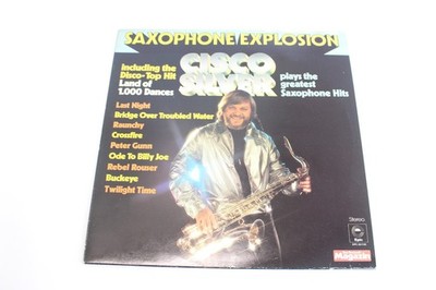 Cisco Silver Saxophone Explosion NEAR MINT Epic Vinyl LP