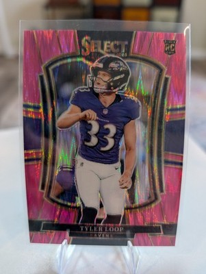 2025 Panini Select Premier Level Pink Prizm Shock Tyler Loop #161