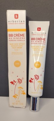 Erborian BB Creme Au Ginseng Baby Skin Makeup Care Face Cream 1.5 OZ Dore