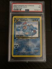 2000 Pokemon Neo Genesis Feraligatr #5/111 1st Edition Holo PSA 7 on eBay