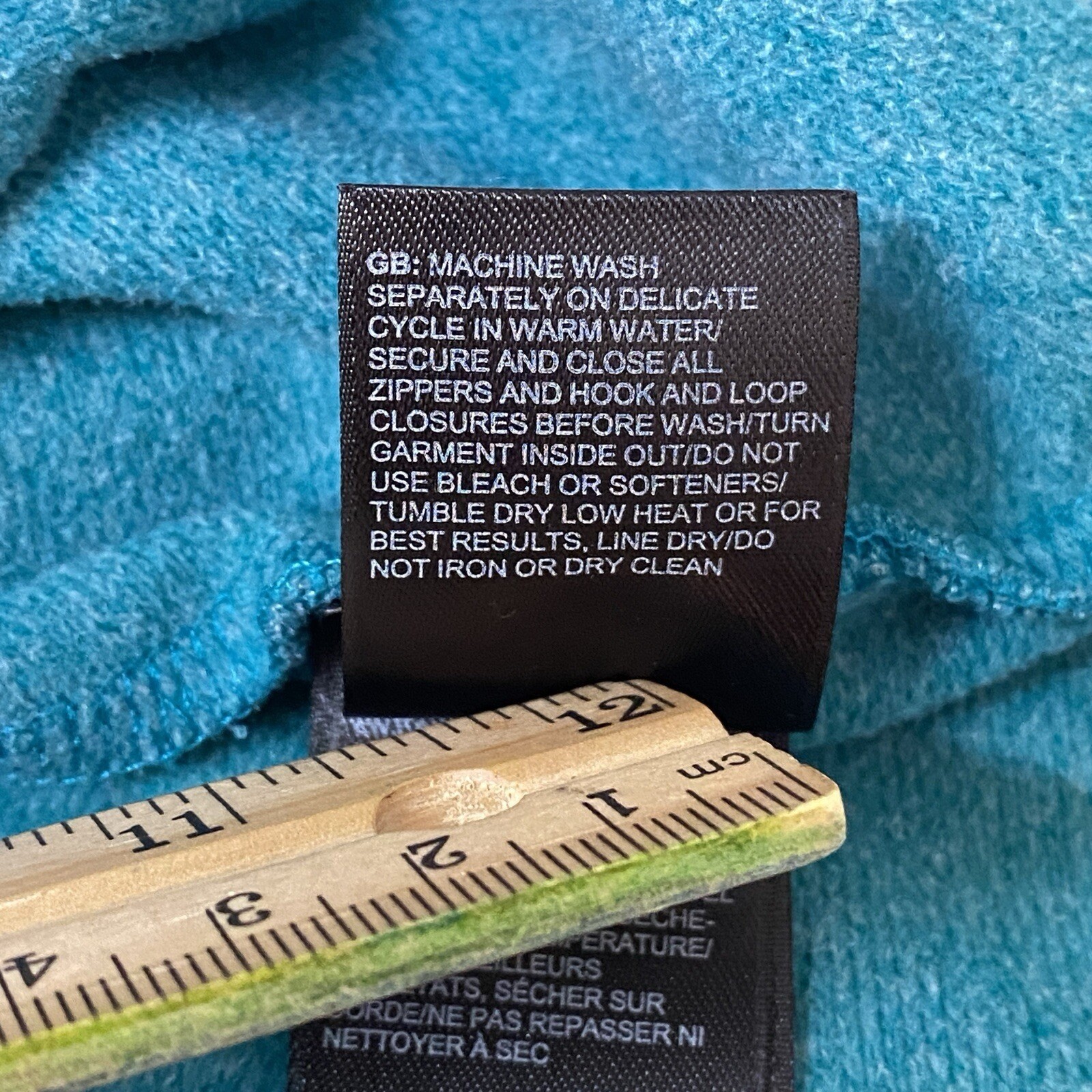 The North Face Womens Medium Cinder 100 Full Zip Teal Long Sleeved Jacket thumbnail 11