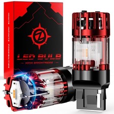 7440 7440NA WY21W Amber LED Turn Signal Bulbs, CANBUS Error Free,No Hyper Fla...