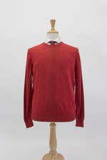 NWT Brunello Cucinelli Men 100 Cashmere Knit Crewneck Sweater Size 50/40US A242